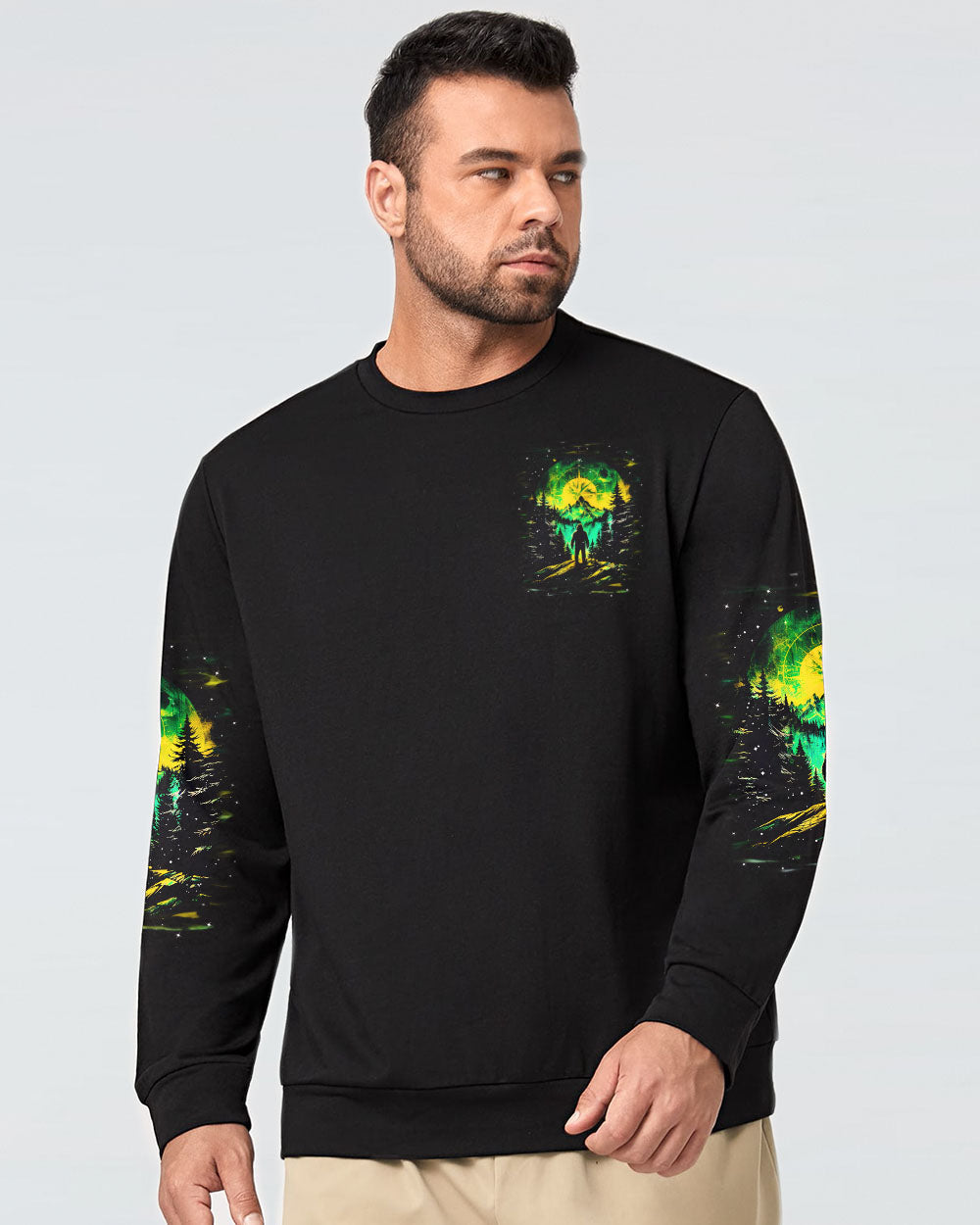 LOST IN THE WOOD FOUND IN MYSELF BIGFOOT ALL OVER PRINT - YHHN1302254