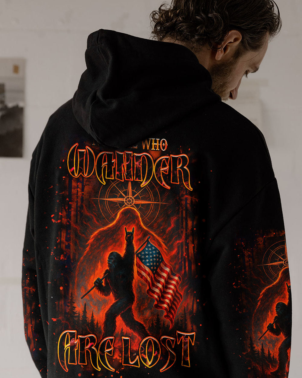 NOT ALL WHO WANDER ARE LOST ALL OVER PRINT - YHHN1306254