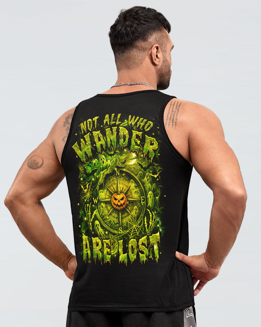 NOT ALL WHO WANDER ARE LOST HALLOWEEN ALL OVER PRINT - YHHN1407251