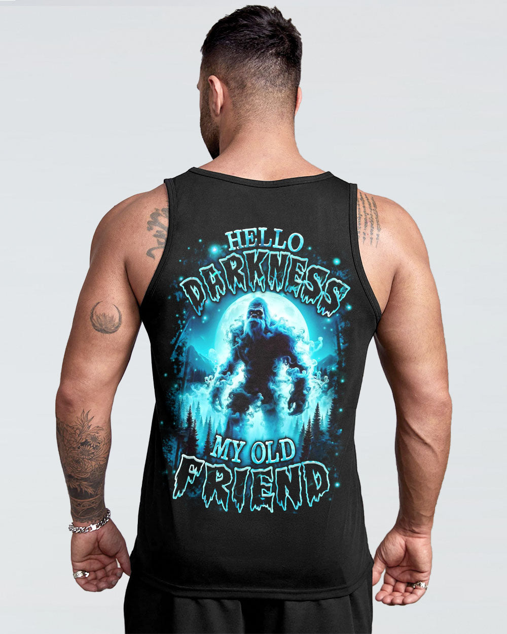 HELLO DARKNESS MY OLD FRIEND BIGFOOT ALL OVER PRINT - YHHN1410251