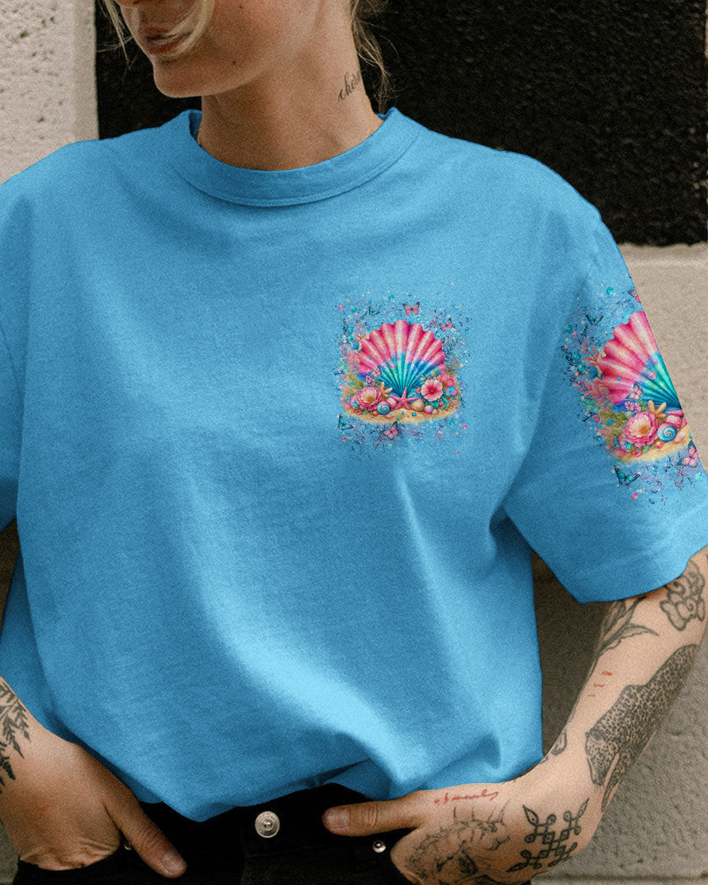 NOT ALL WHO WANDER ARE LOST SEASHELL ALL OVER PRINT - YHHN1605243