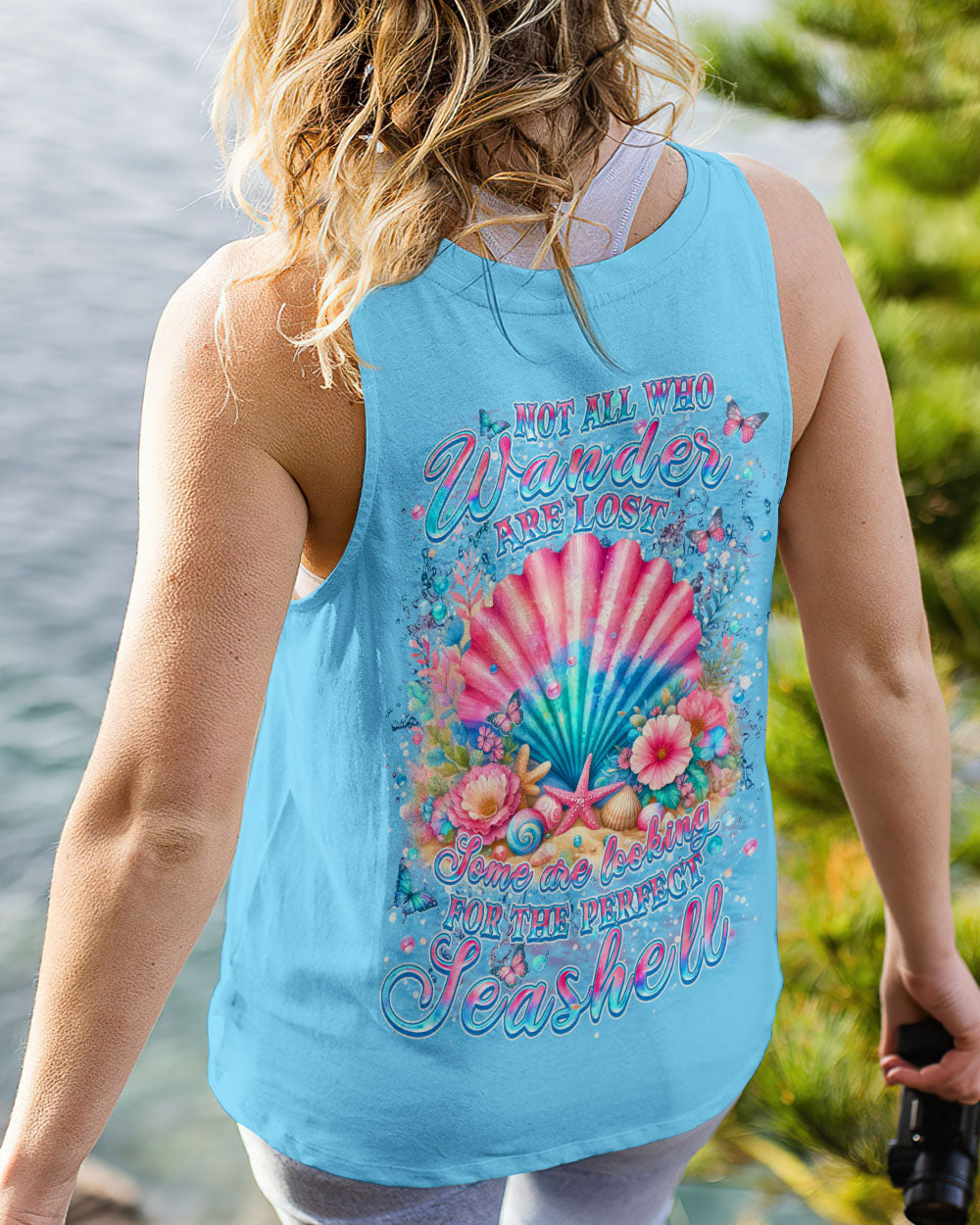 NOT ALL WHO WANDER ARE LOST SEASHELL ALL OVER PRINT - YHHN1605243