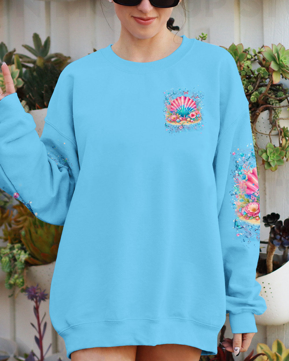 NOT ALL WHO WANDER ARE LOST SEASHELL ALL OVER PRINT - YHHN1605243