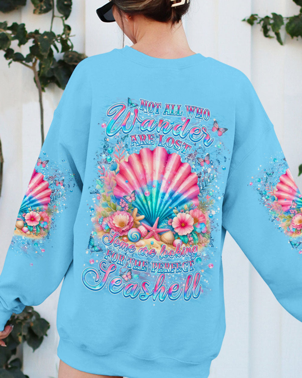 NOT ALL WHO WANDER ARE LOST SEASHELL ALL OVER PRINT - YHHN1605243