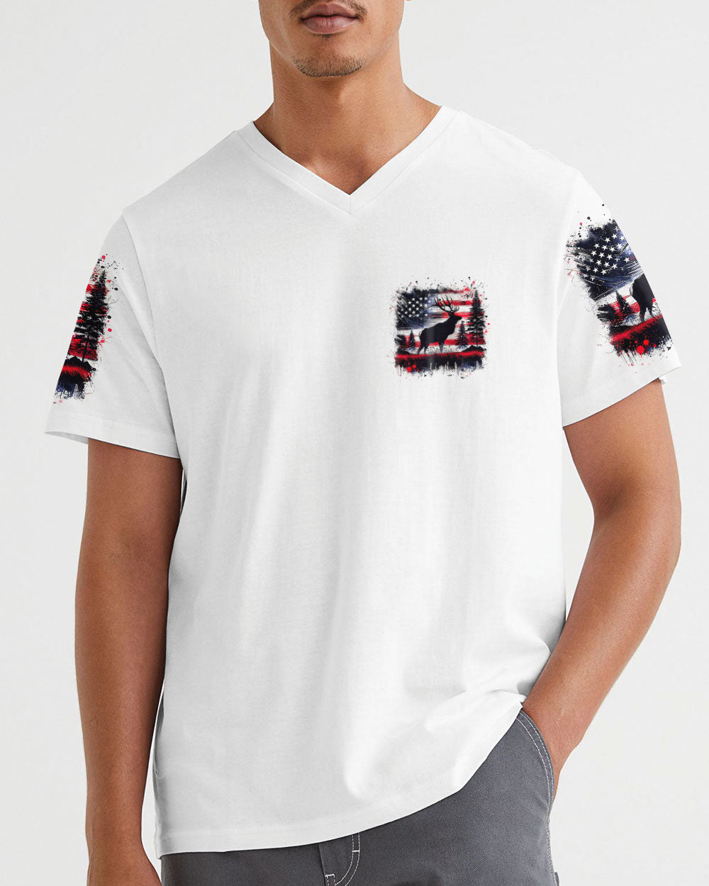 THE CLOSER I GET TO NATURE DEER HUNTING ALL OVER PRINT - YHHN1607242