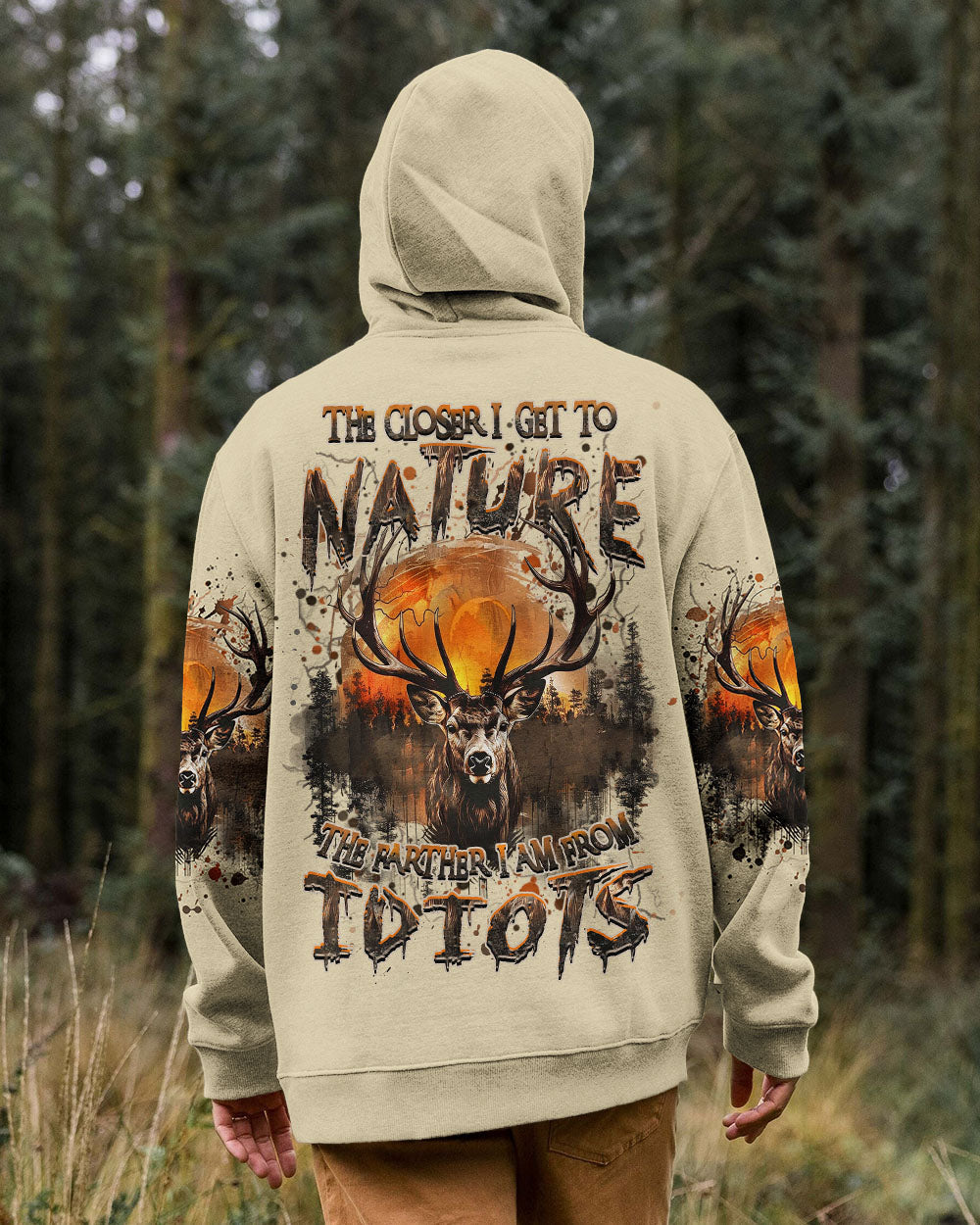 THE CLOSER I GET TO NATURE ALL OVER PRINT - YHHN1609243
