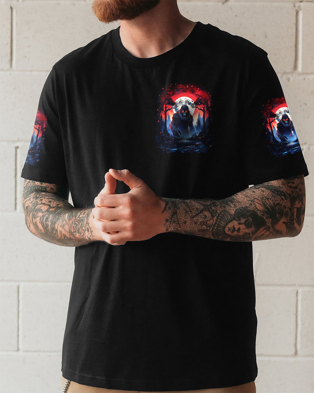 HELLO DARKNESS MY OLD FRIEND BIGFOOT ALL OVER PRINT - YHHN1610253