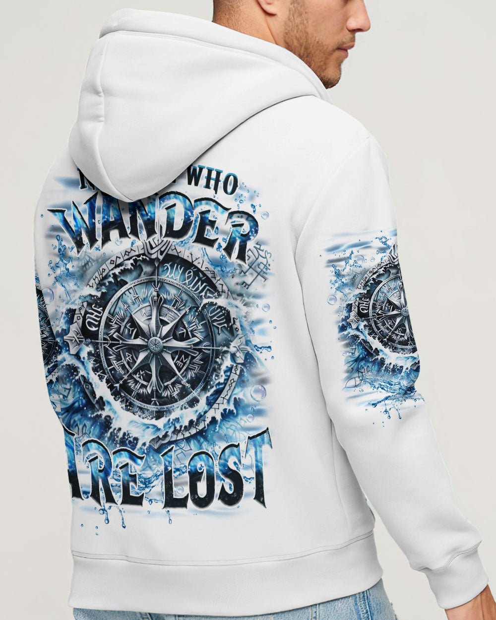 NOT ALL WHO WANDER ARE LOST COMPASS ALL OVER PRINT - YHHN1703253