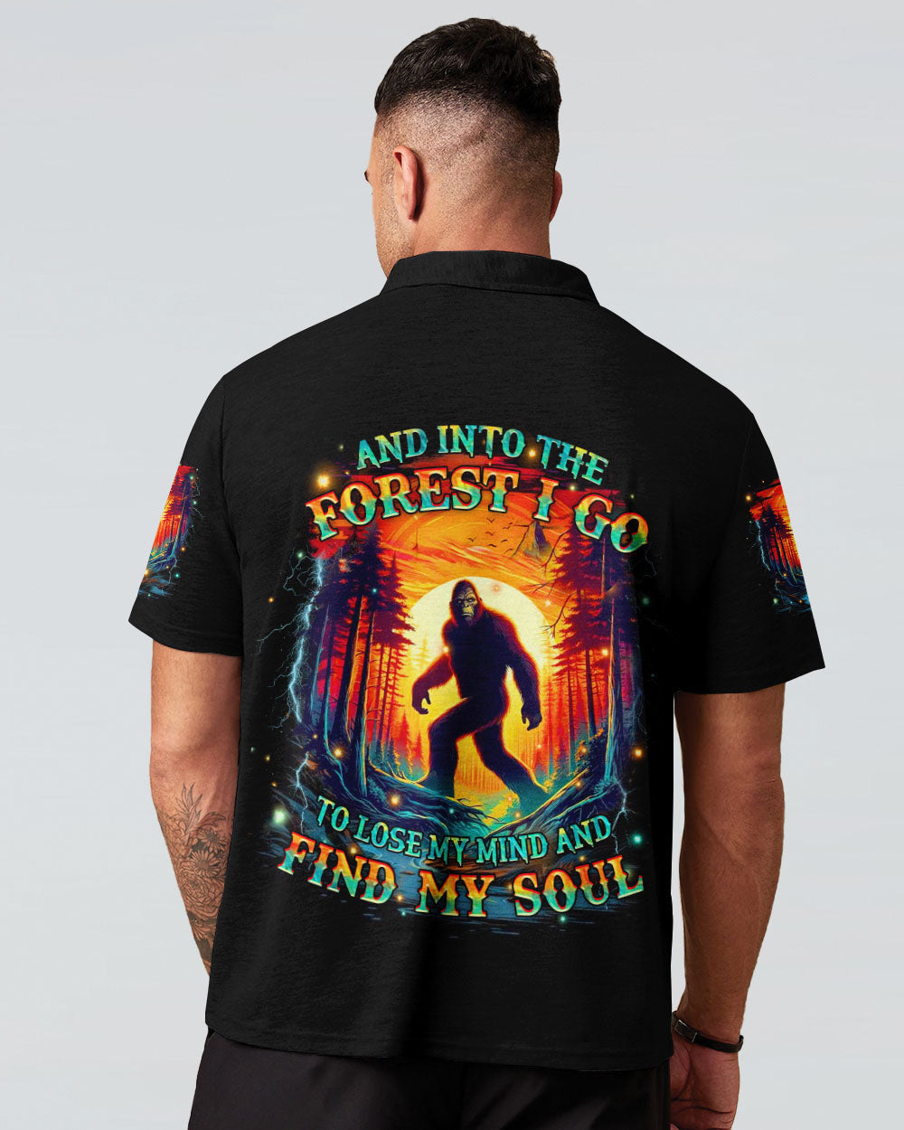 AND INTO THE FOREST I GO BIGFOOT ALL OVER PRINT - YHHN1704253
