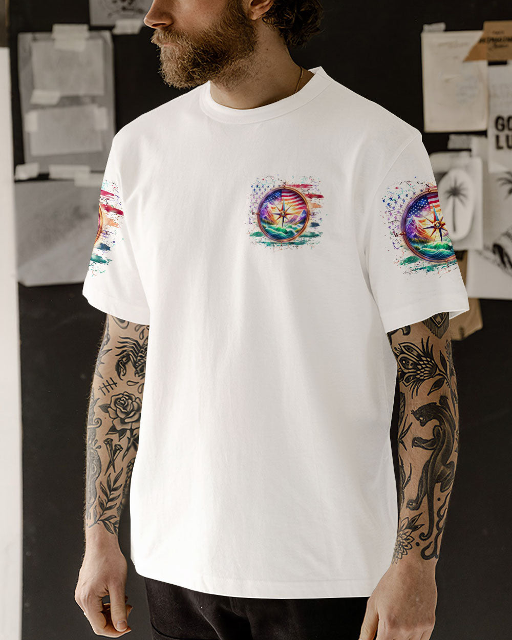 NOT ALL WHO WANDER ARE LOST ALL OVER PRINT - YHHN1705243