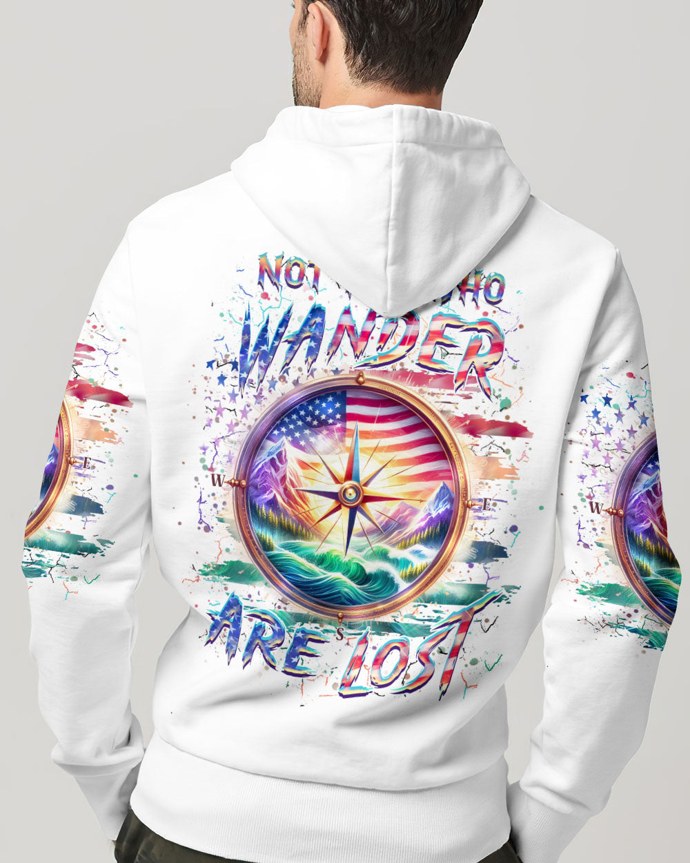 NOT ALL WHO WANDER ARE LOST ALL OVER PRINT - YHHN1705243