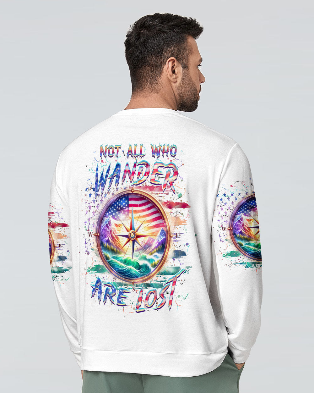 NOT ALL WHO WANDER ARE LOST ALL OVER PRINT - YHHN1705243