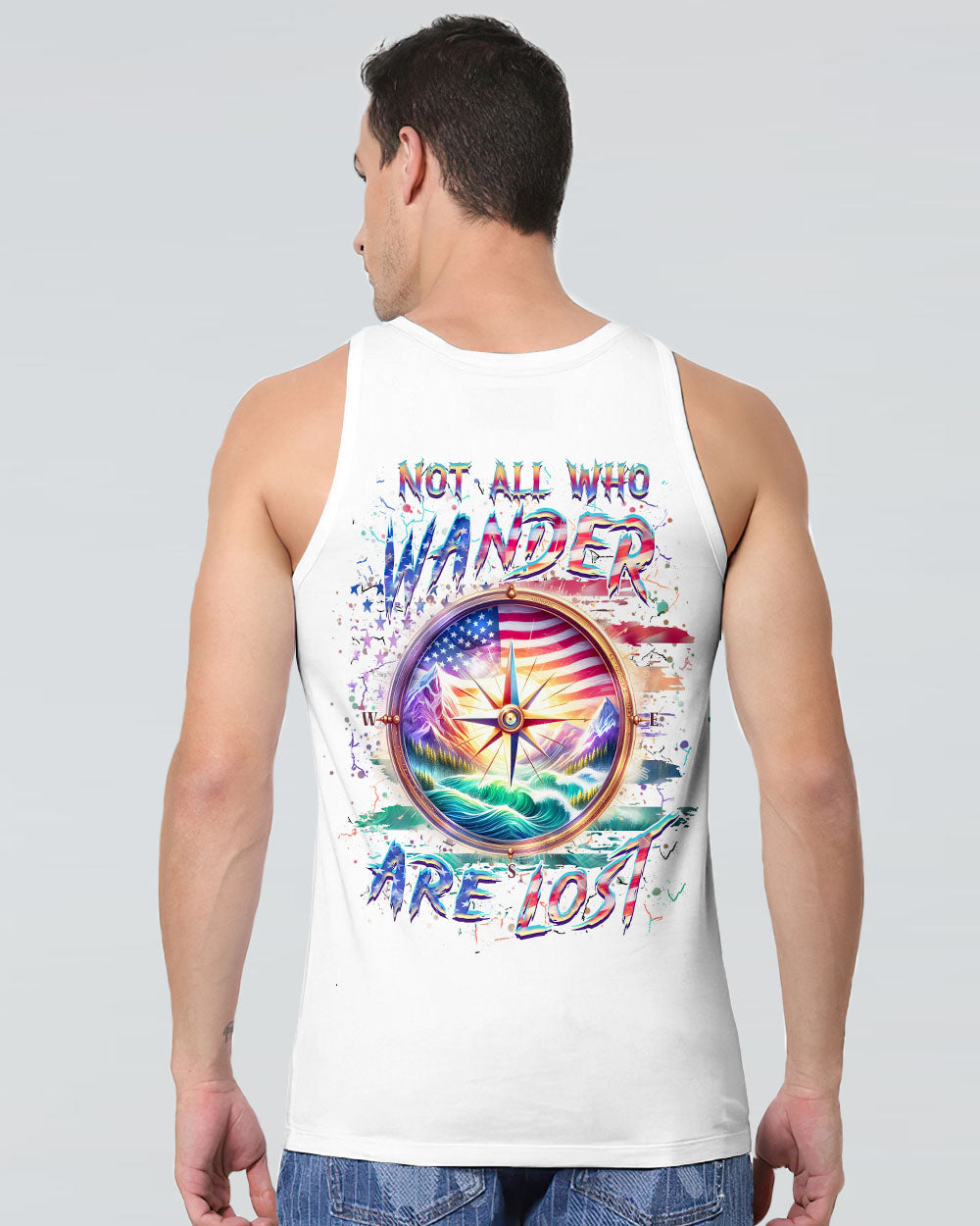 NOT ALL WHO WANDER ARE LOST ALL OVER PRINT - YHHN1705243