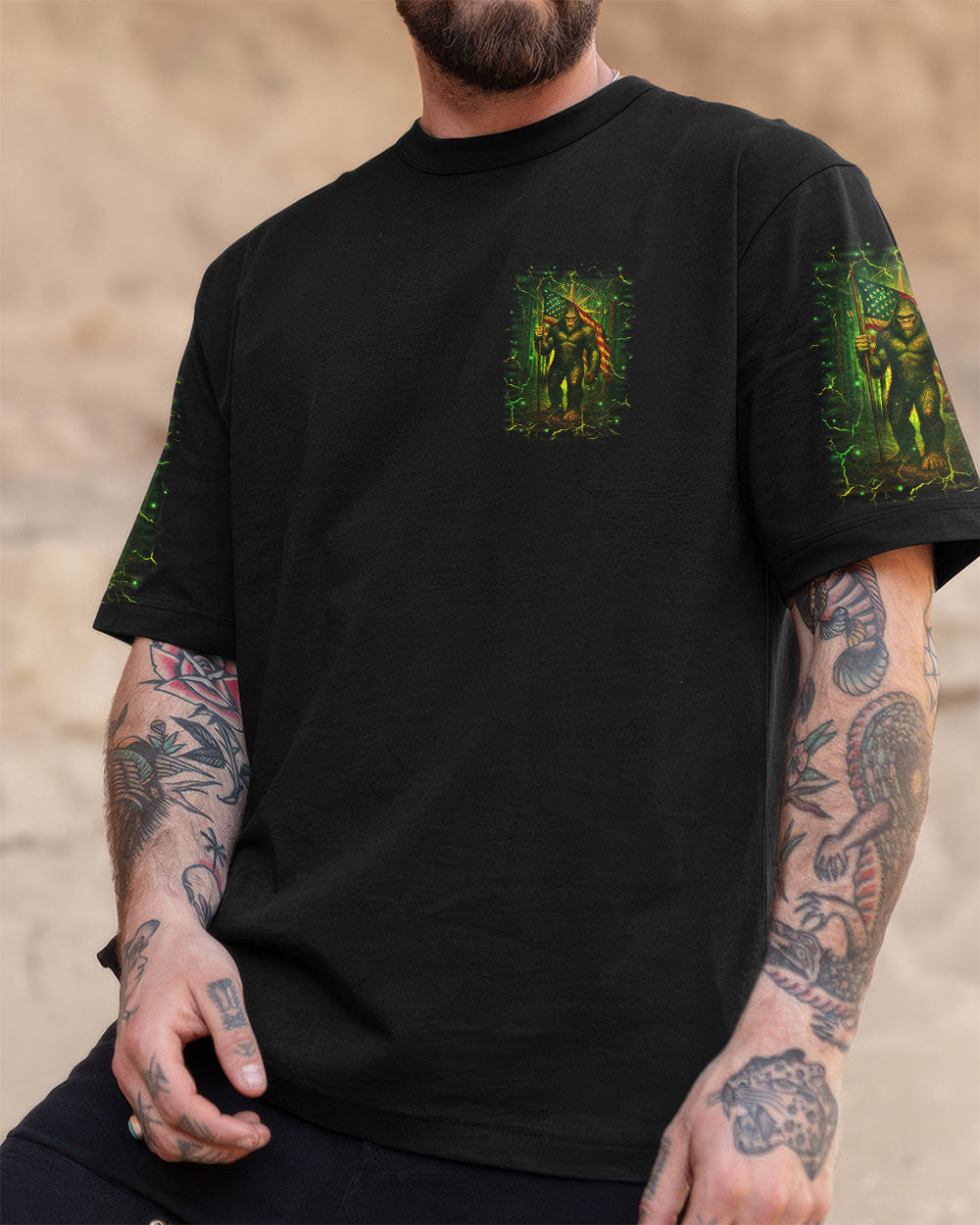 ROAMING FREE IN THE LAND OF THE FREE ALL OVER PRINT - YHHN1706253