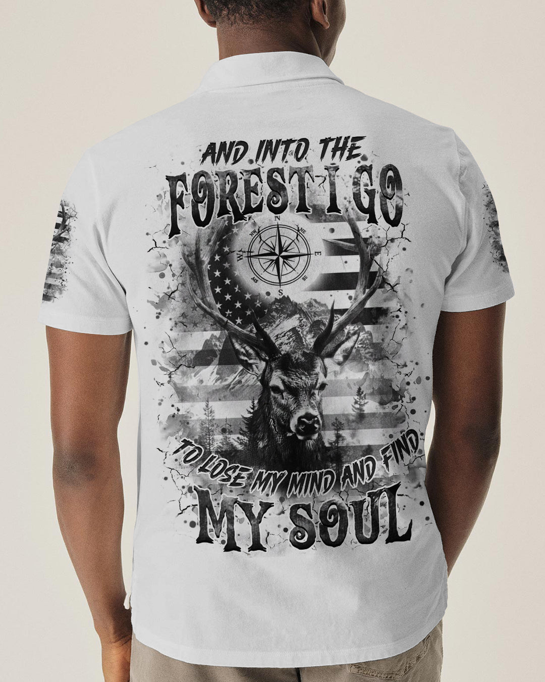 AND INTO THE FOREST I GO DEER ALL OVER PRINT - YHHN1712252