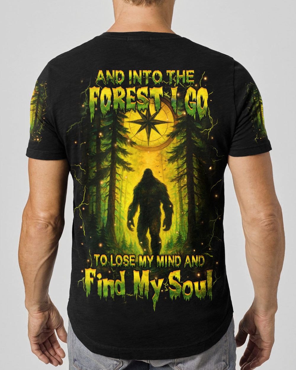 AND INTO THE FOREST I GO BIGFOOT ALL OVER PRINT - YHHN1806254