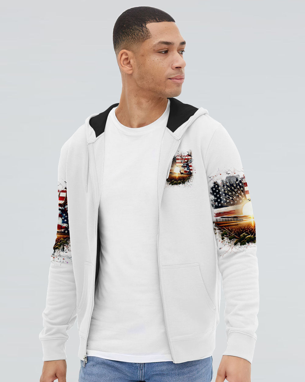 THE CLOSER I GET TO NATURE DEER HUNTING ALL OVER PRINT - YHHN1807241