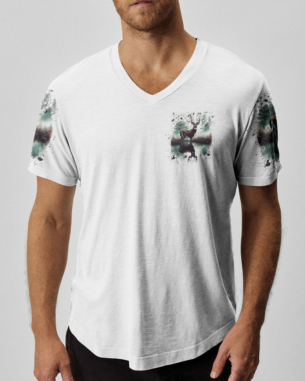 THE CLOSER I GET TO NATURE DEER ALL OVER PRINT - YHHN1811241