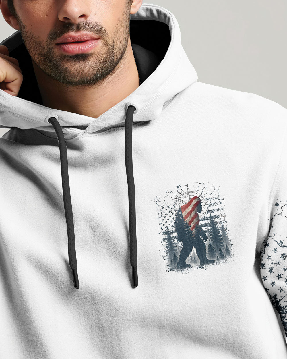 NOT ALL WHO WANDER ARE LOST BIGFOOT ALL OVER PRINT - YHHN1906253