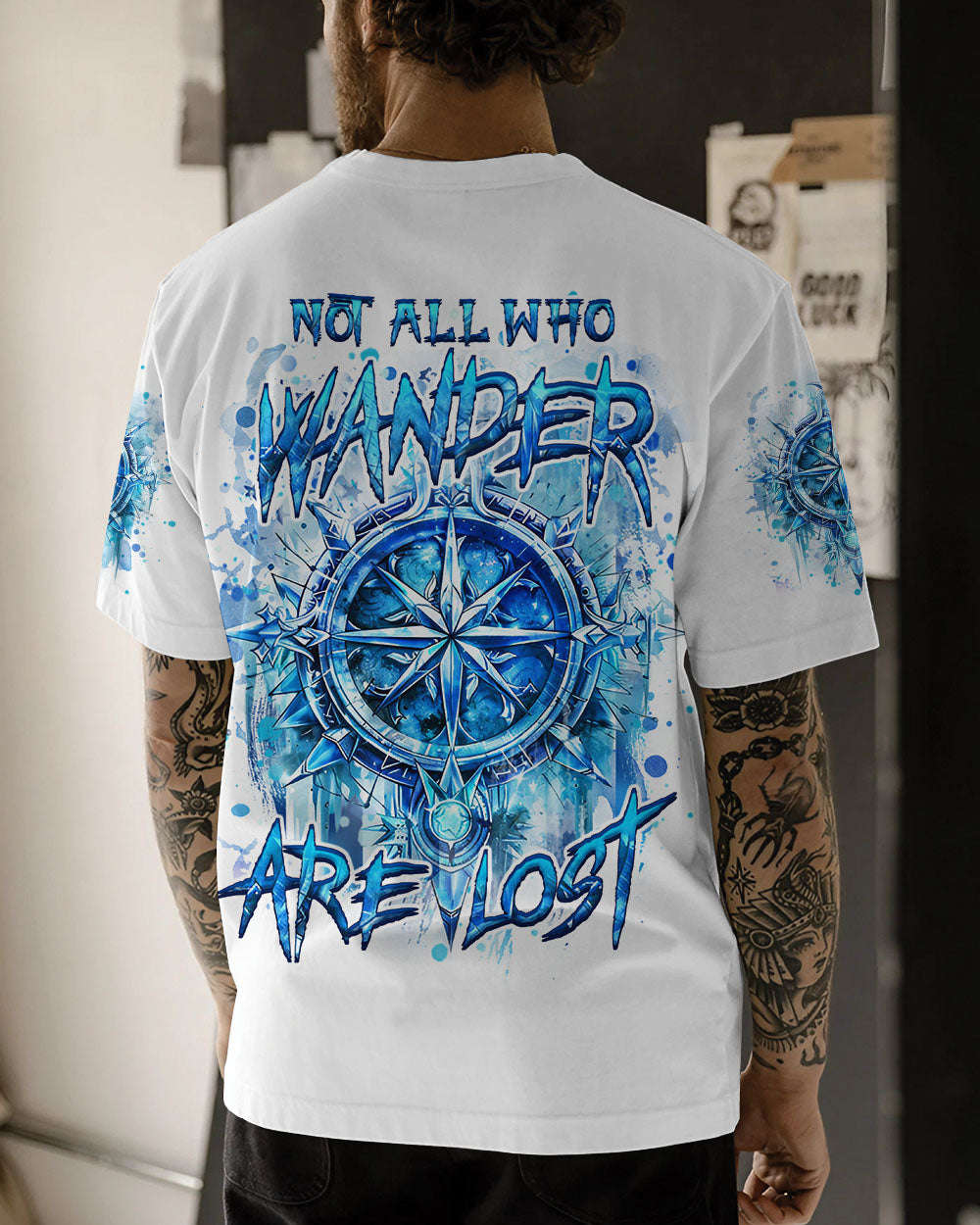 NOT ALL WHO WANDER ARE LOST ALL OVER PRINT - YHHN1907243
