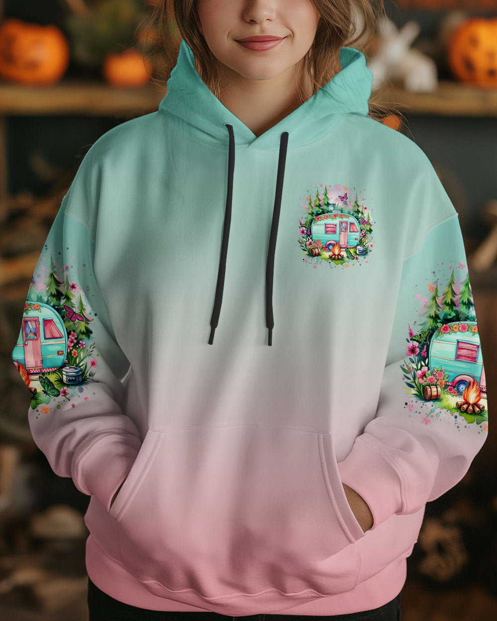 BE A HAPPY CAMPER ALL OVER PRINT - YHHN1912243
