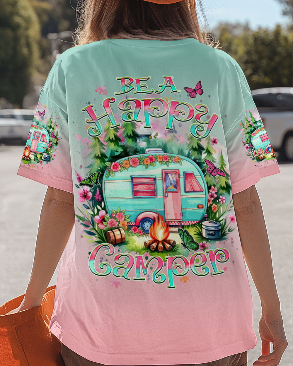 BE A HAPPY CAMPER ALL OVER PRINT - YHHN1912243