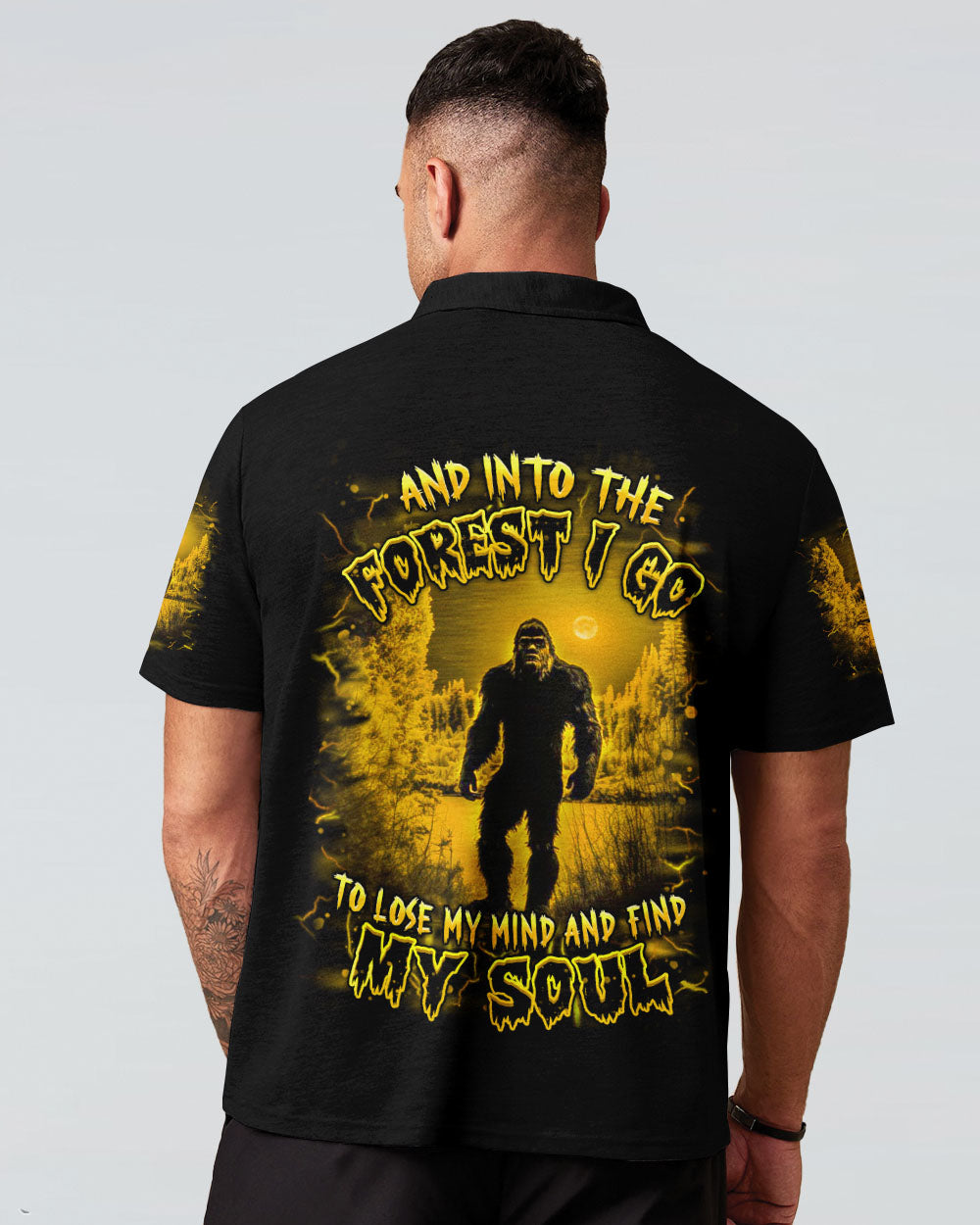 AND INTO THE FOREST I GO BIGFOOT ALL OVER PRINT - YHHN2003253