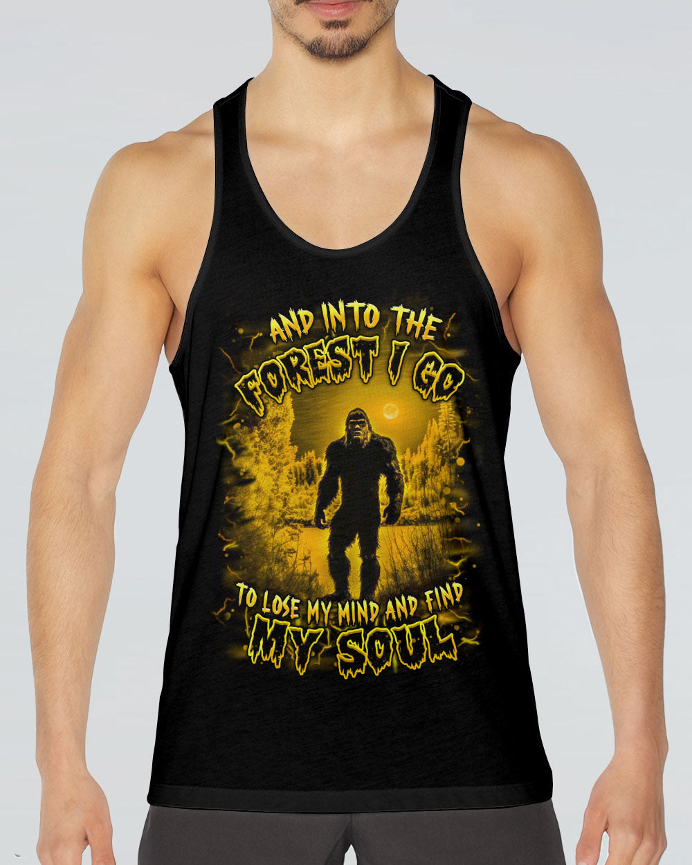 AND INTO THE FOREST I GO BIGFOOT ALL OVER PRINT - YHHN2003253