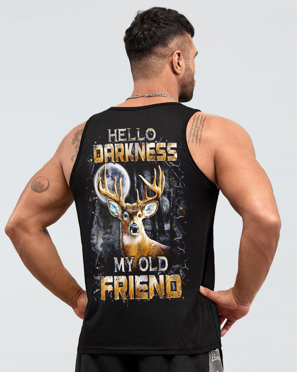 HELLO DARKNESS MY OLD FRIEND DEER ALL OVER PRINT - YHHN2011252