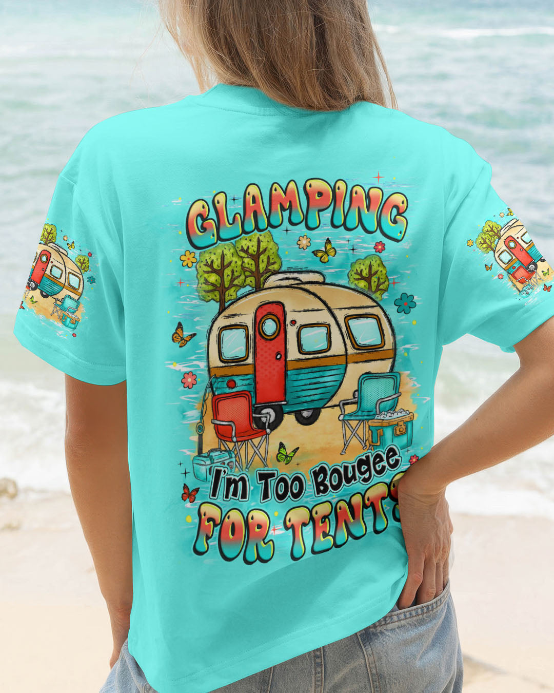 GLAMPING I'M TO BOUGEE ALL OVER PRINT - YHHN2108252