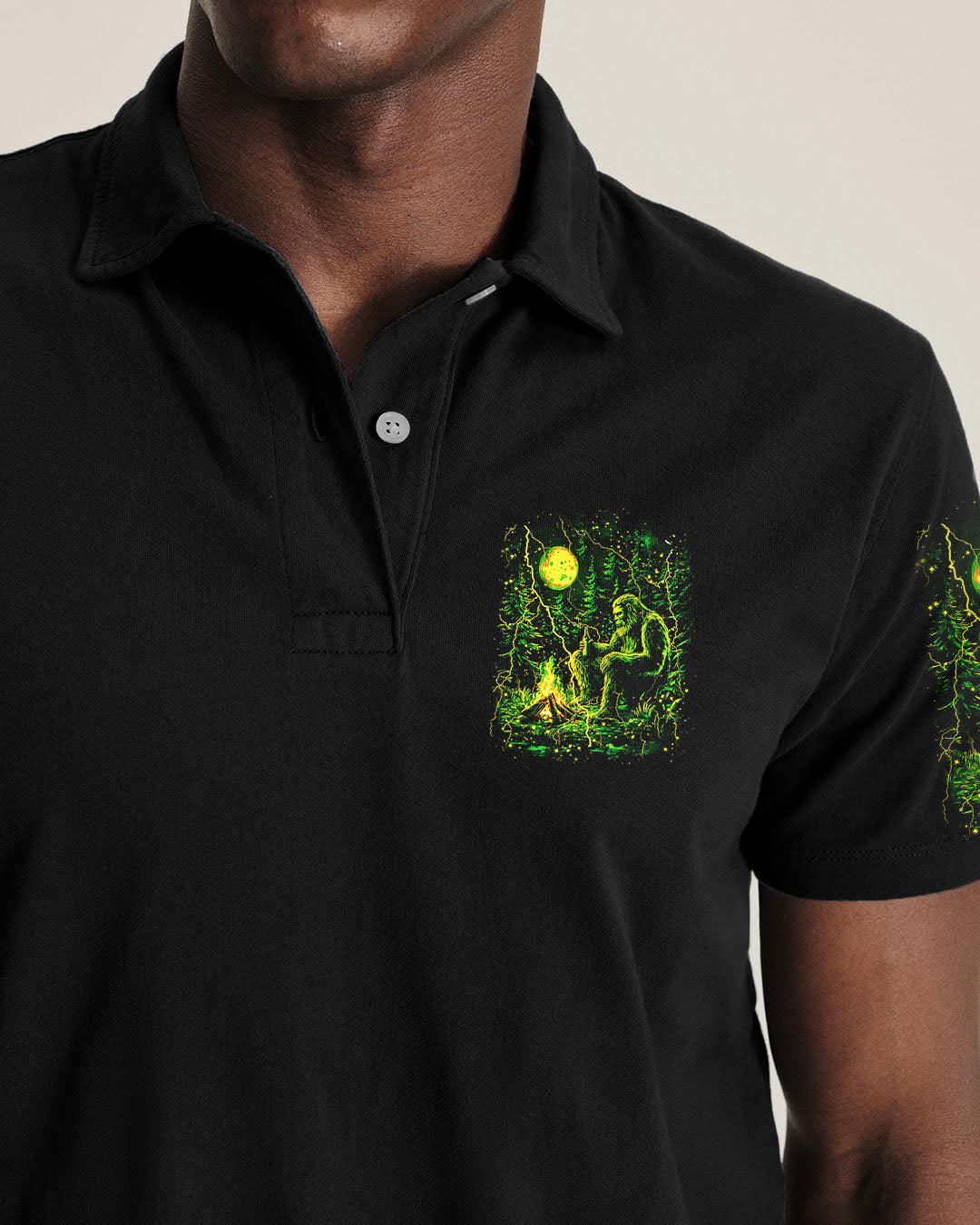 I'M HIDING FROM STUPID PEOPLE BIGFOOT ALL OVER PRINT - YHHN2210253