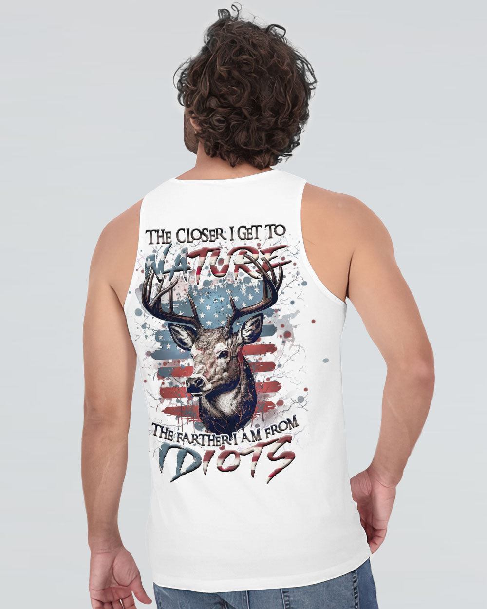 THE CLOSER I GET TO NATURE DEER HUNTING ALL OVER PRINT - YHHN2307241