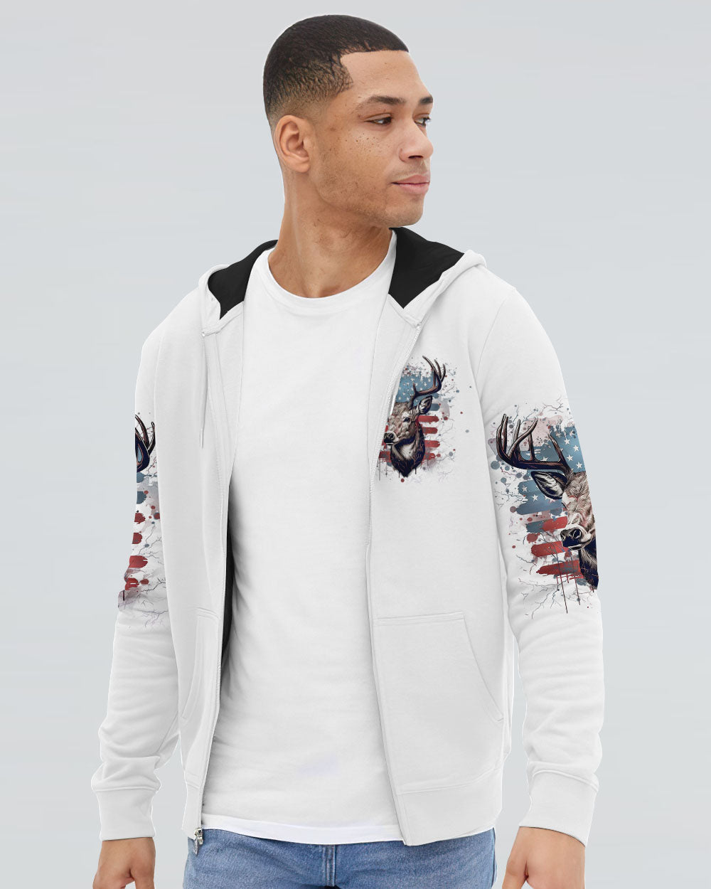 THE CLOSER I GET TO NATURE DEER HUNTING ALL OVER PRINT - YHHN2307241