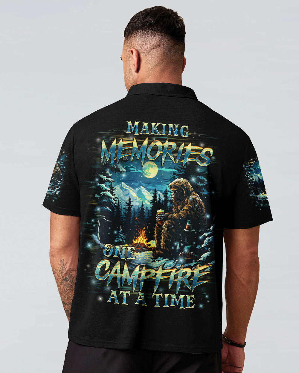 MAKING MEMORIES ONE CAMPFIRE AT A TIME BIGFOOT ALL OVER PRINT - YHHN2310245