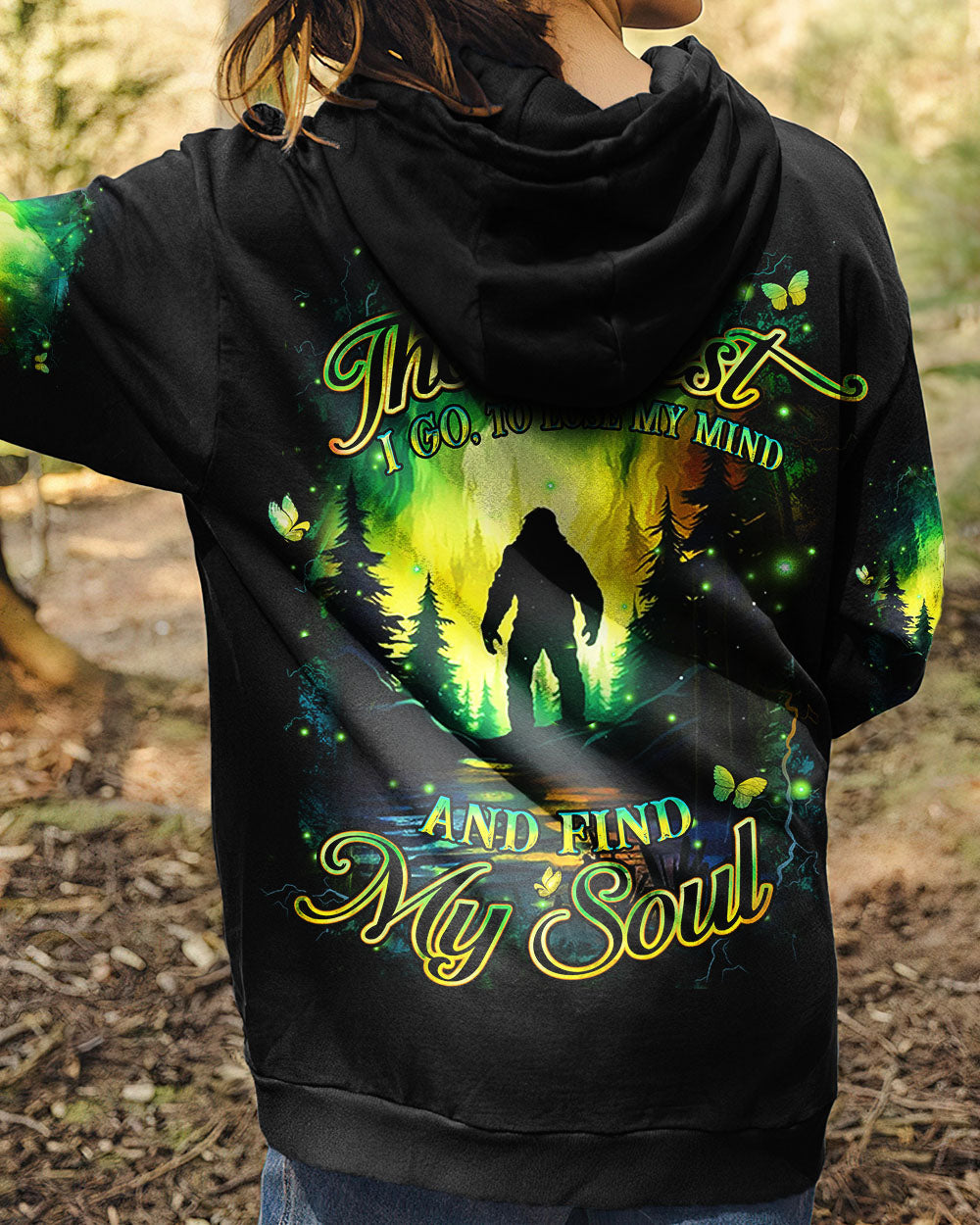 AND INTO THE FOREST I GO BIGFOOT ALL OVER PRINT - YHHN2403254