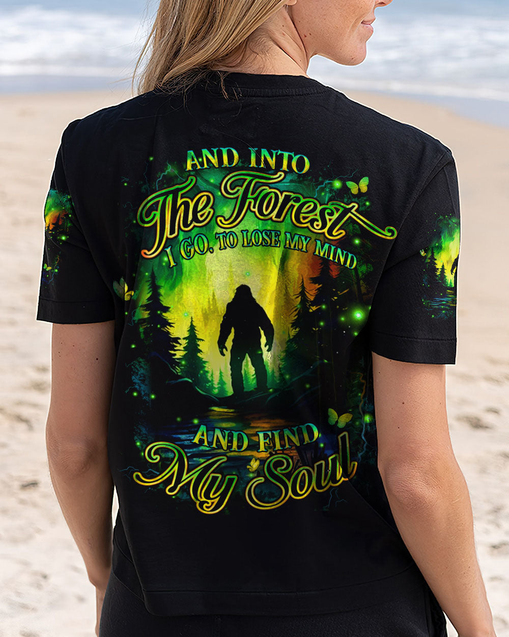 AND INTO THE FOREST I GO BIGFOOT ALL OVER PRINT - YHHN2403254