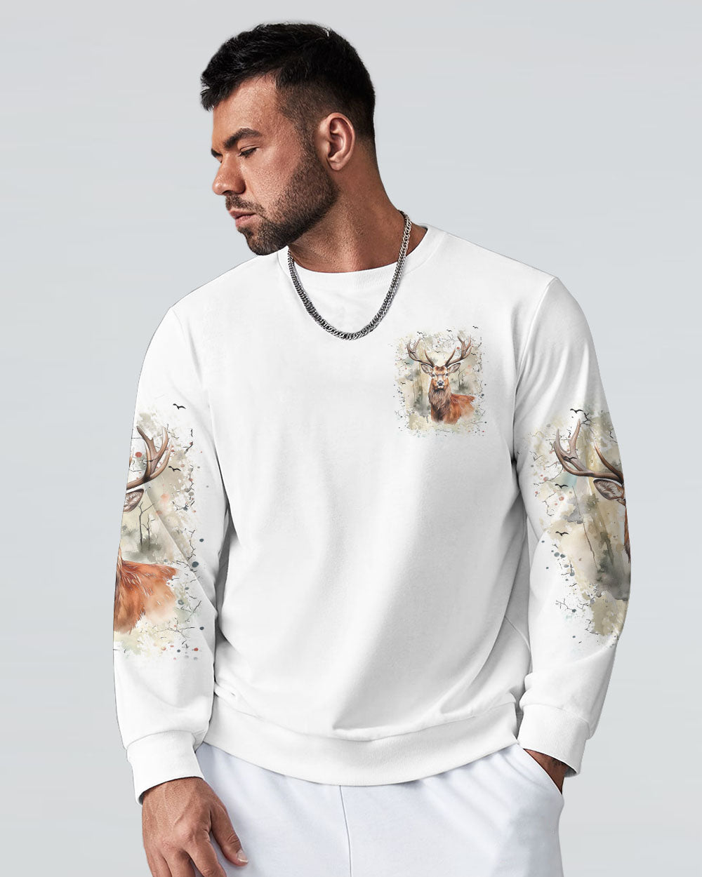 THE CLOSER I GET TO NATURE DEER HUNTING ALL OVER PRINT - YHHN2407241