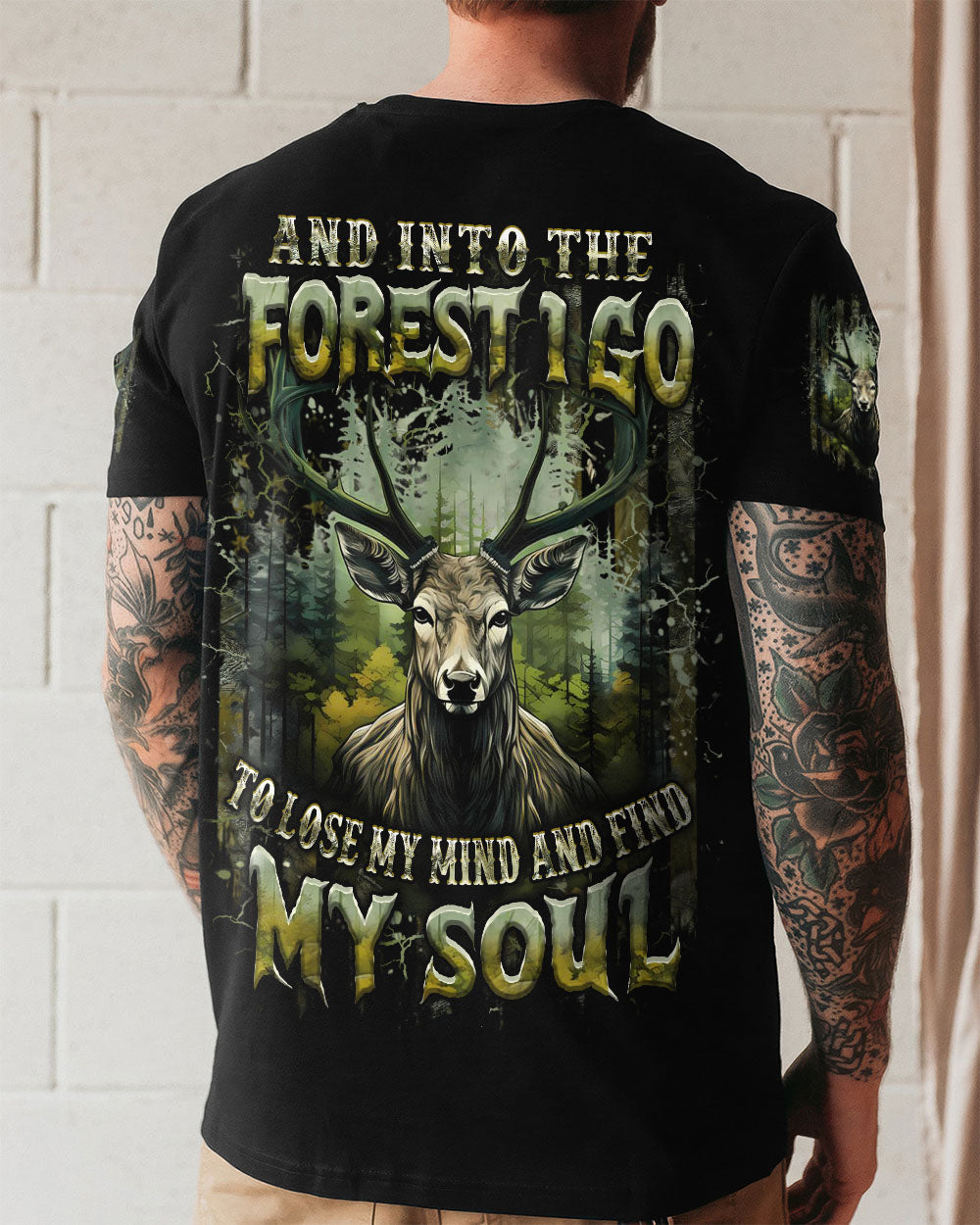 AND INTO THE FOREST I GO DEER ALL OVER PRINT - YHHN2409253