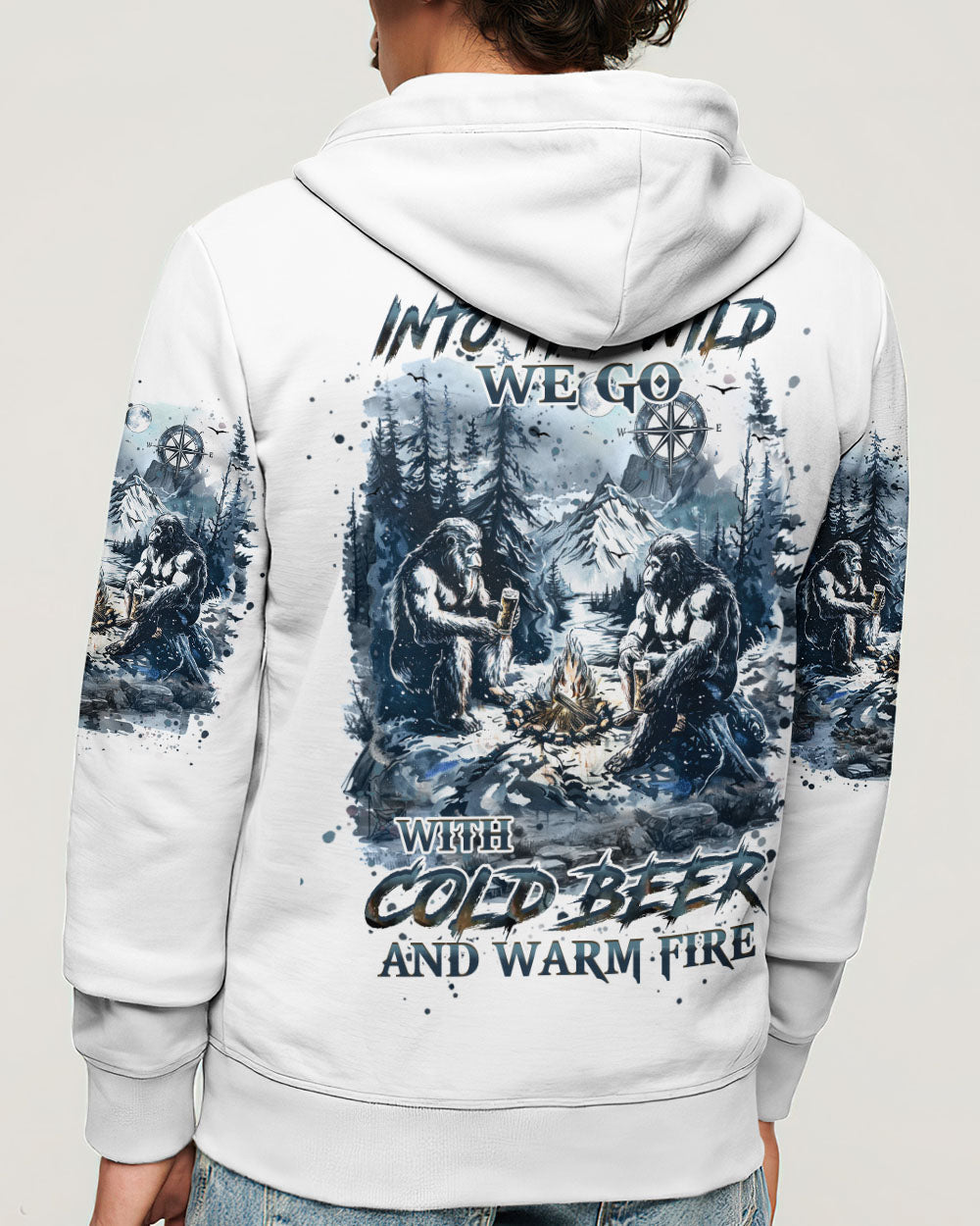 INTO THE WILD WE GO BIGFOOT ALL OVER PRINT - YHHN2502253