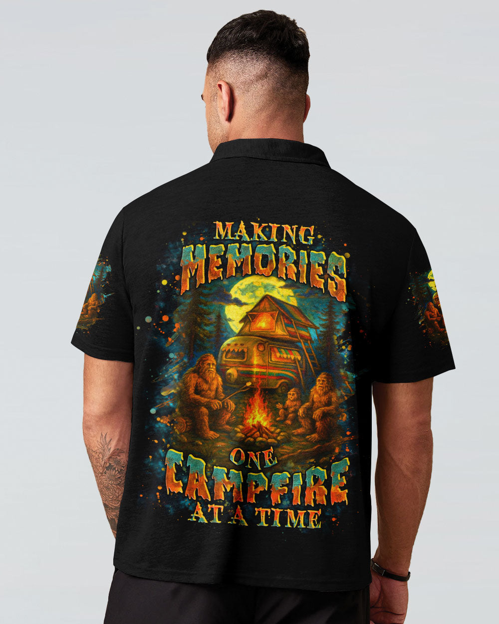MAKING MEMORIES ONE CAMPFIRE AT A TIME BIGFOOT ALL OVER PRINT - YHHN2507254
