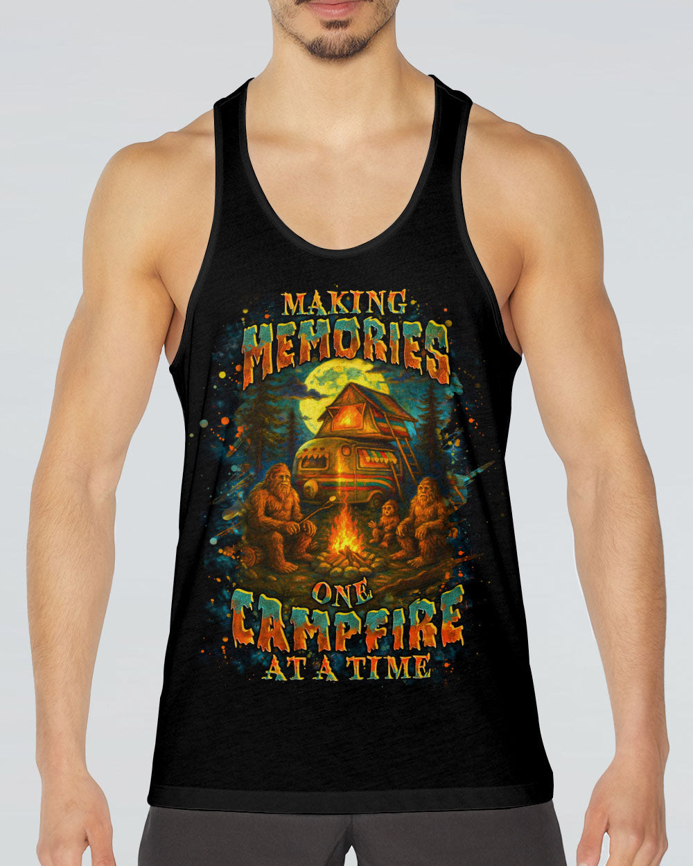 MAKING MEMORIES ONE CAMPFIRE AT A TIME BIGFOOT ALL OVER PRINT - YHHN2507254