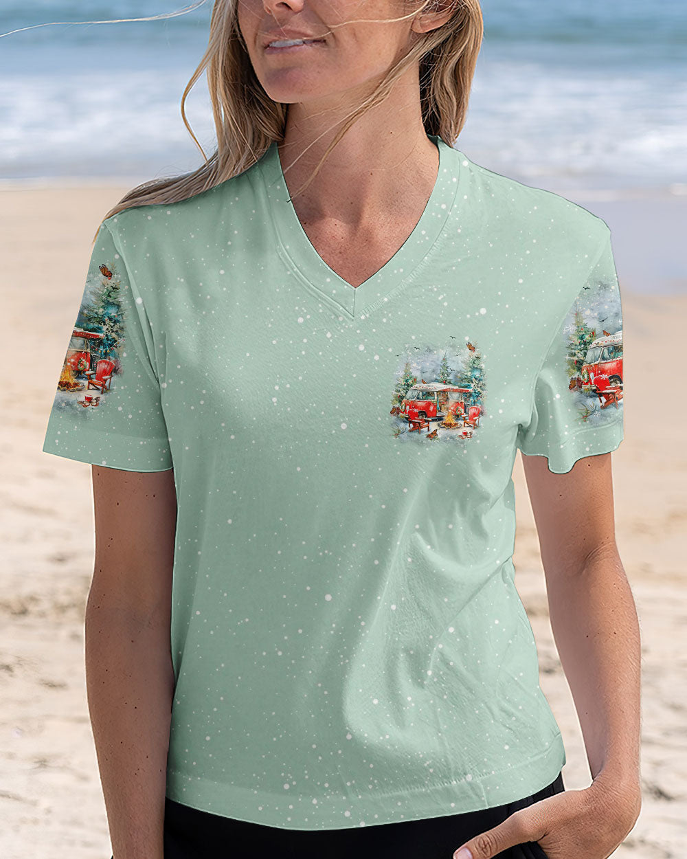 MAKING MEMORIES ONE CAMPFIRE AT A TIME CHRISTMAS ALL OVER PRINT - YHHN2510241