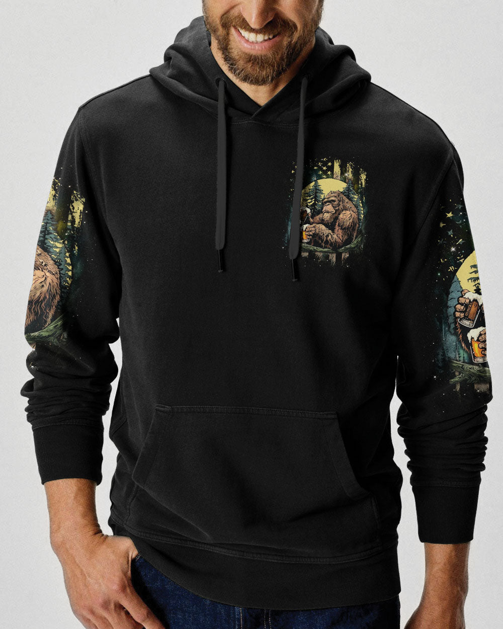 SO MUCH BEER SO LITTLE TIME BIGFOOT ALL OVER PRINT - YHHN2711244