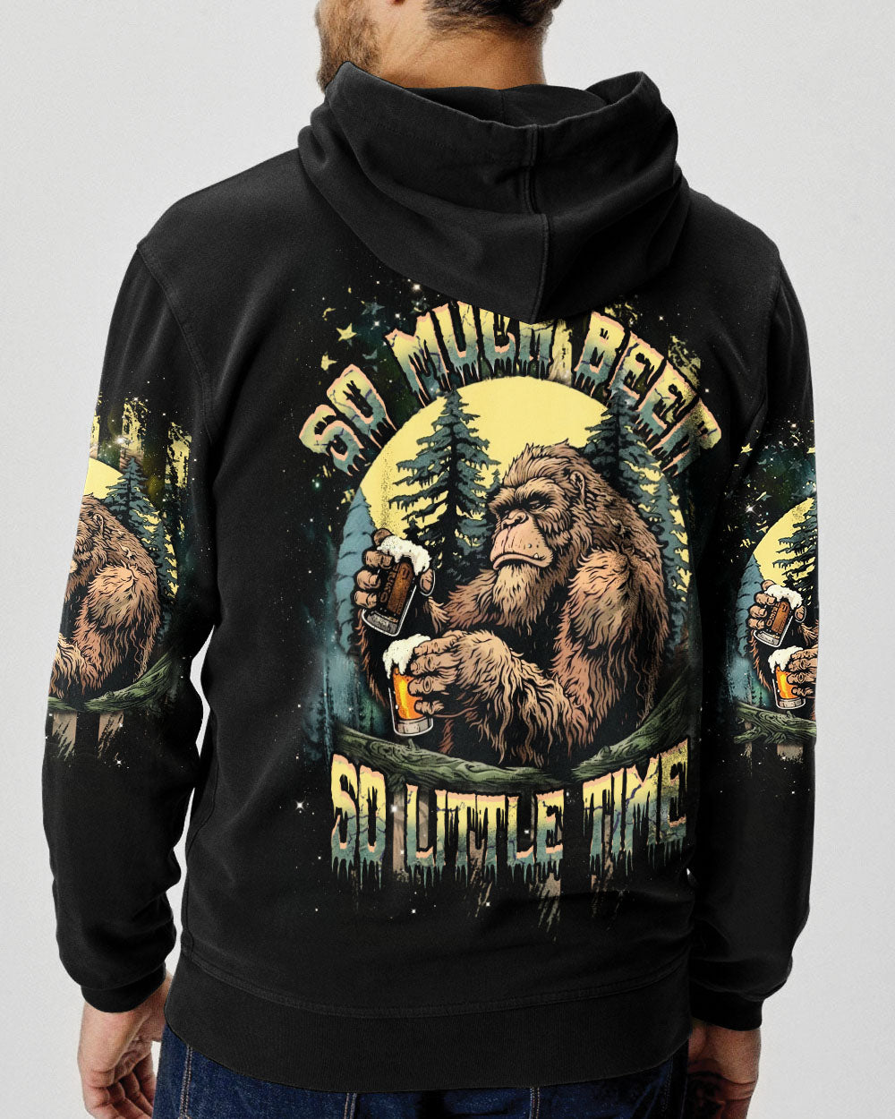 SO MUCH BEER SO LITTLE TIME BIGFOOT ALL OVER PRINT - YHHN2711244