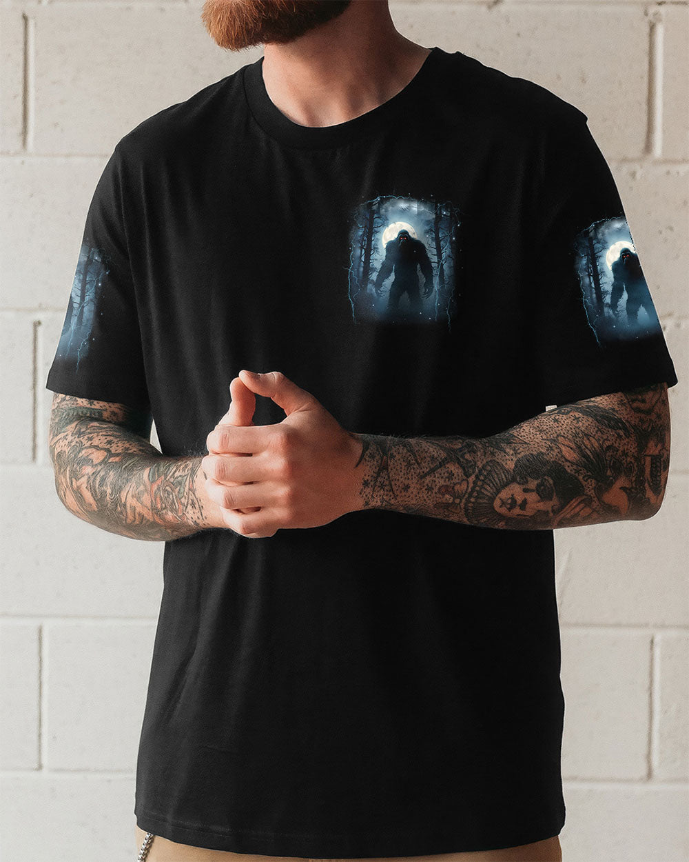 HELLO DARKNESS MY OLD FRIEND BIGFOOT ALL OVER PRINT - YHHN2811251