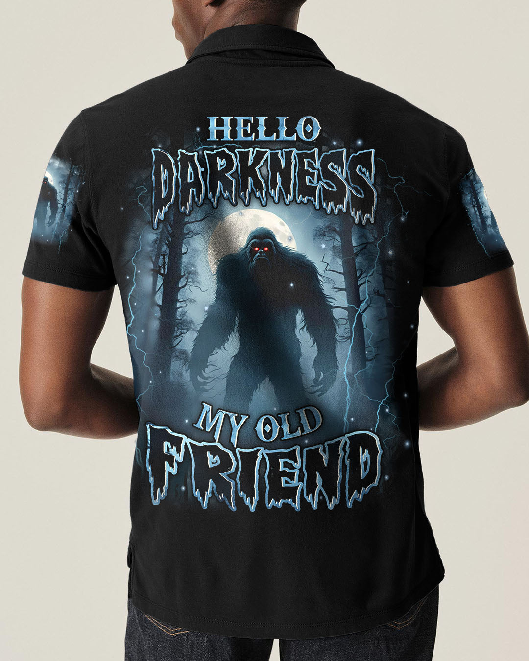 HELLO DARKNESS MY OLD FRIEND BIGFOOT ALL OVER PRINT - YHHN2811251