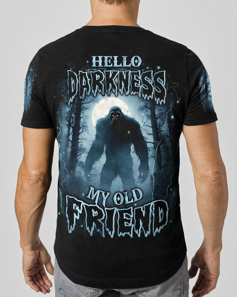 HELLO DARKNESS MY OLD FRIEND BIGFOOT ALL OVER PRINT - YHHN2811251