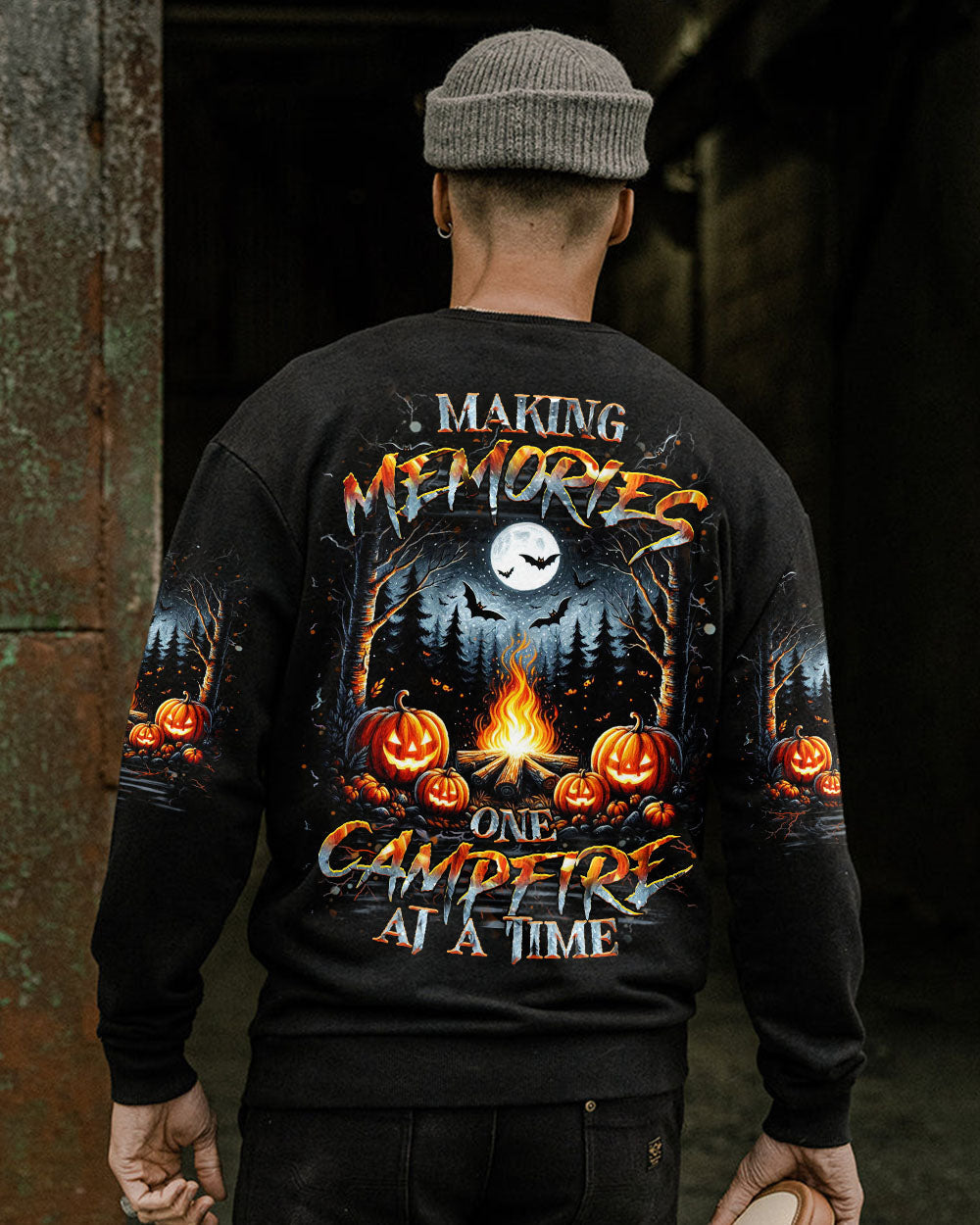 MAKING MEMORIES ONE CAMPFIRE AT A TIME HALLOWEEN ALL OVER PRINT - YHHN2908243