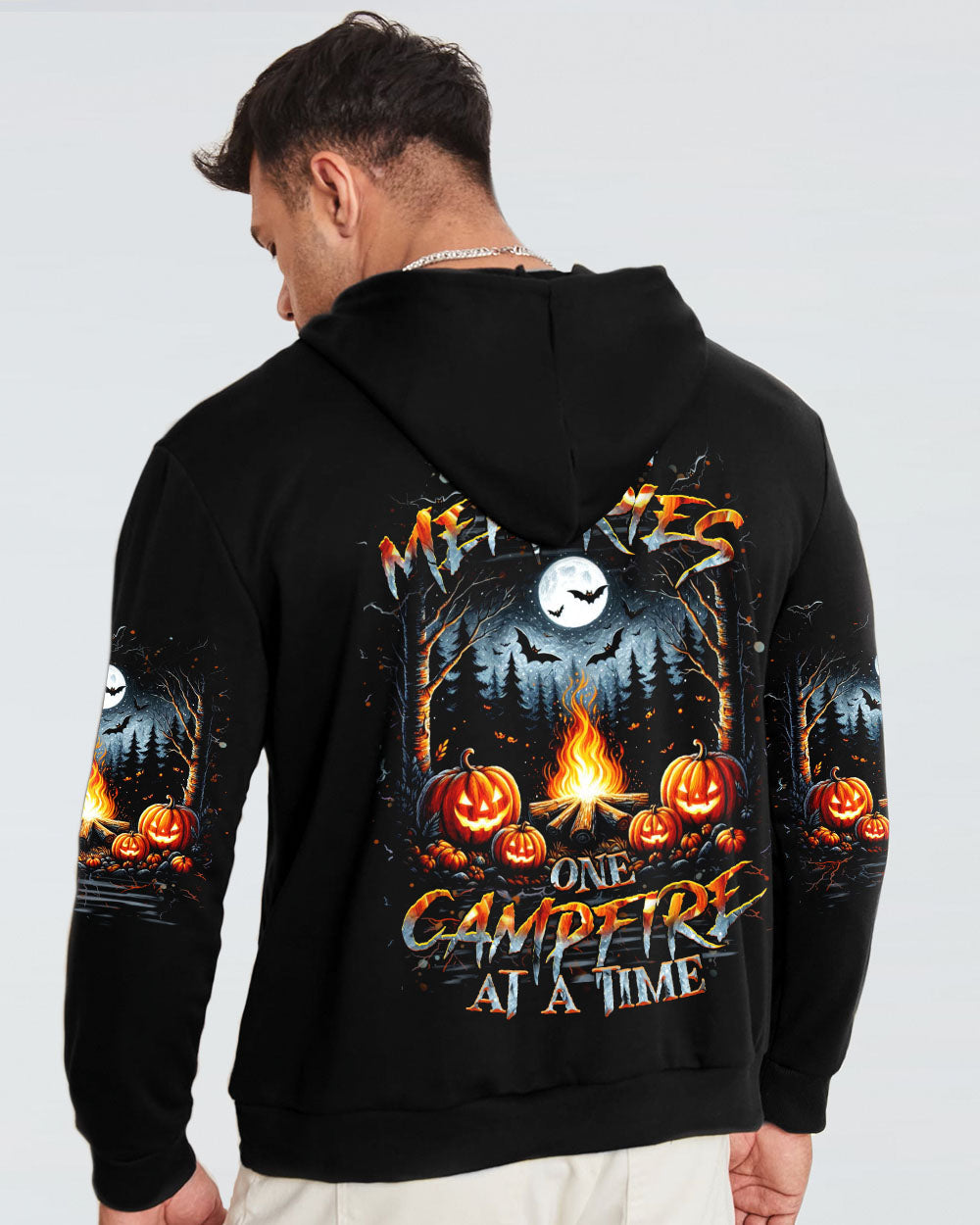 MAKING MEMORIES ONE CAMPFIRE AT A TIME HALLOWEEN ALL OVER PRINT - YHHN2908243