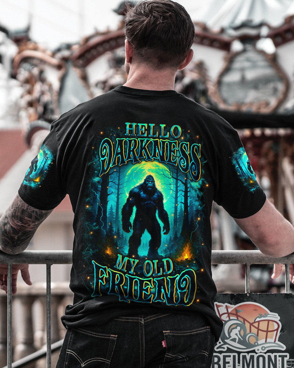 HELLO DARKNESS MY OLD FRIEND BIGFOOT ALL OVER PRINT - YHHN2909253